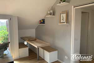 Panche Contenitori E Tavolo HPL Milano
