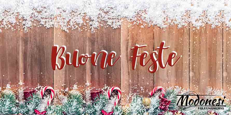 Buone Feste 2018 da Modonesi Falegnameria Milano