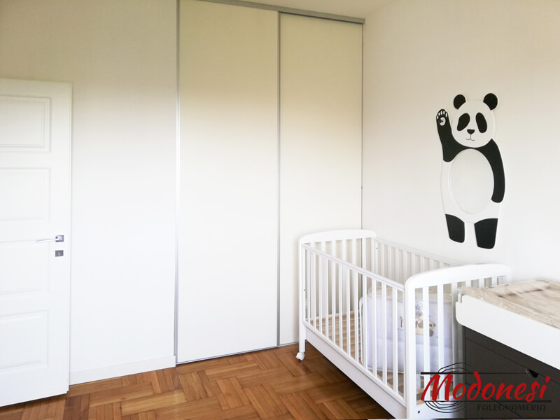 Cabina Armadio Bianca Realizzata Per Una Casa A Milano Finito 02