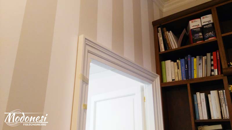 Boiserie Bianca Su Misura Per Appartamento Di Milano 03
