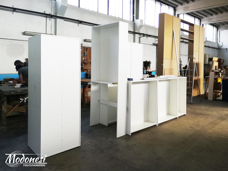 Mobile Credenza Su Misura Per Un Appartamento A Milano Laboratorio 01