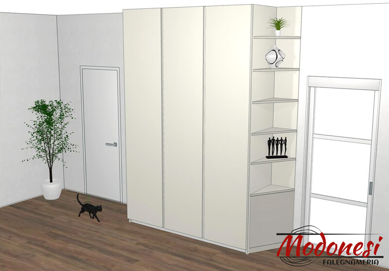 Armadio Da Ingresso Render 01