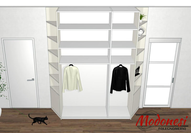Armadio Da Ingresso Render 03