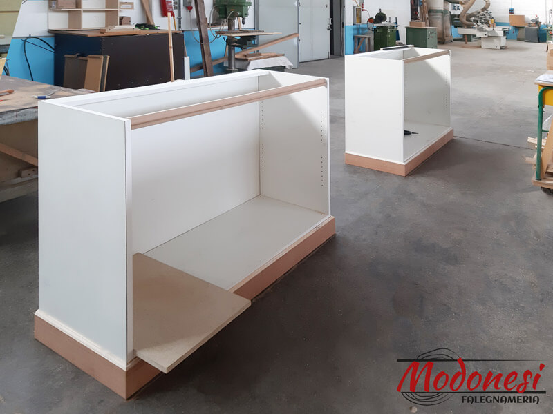 Mobile Soggiorno Bianco Su Misura Per Una Casa A Milano Laboratorio 02