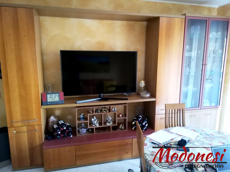 Mobile TV Effetto Noce per un Soggiorno a Pero Milano - Prima Mobile TV Effetto Noce per un Soggiorno a Pero Milano - Prima
